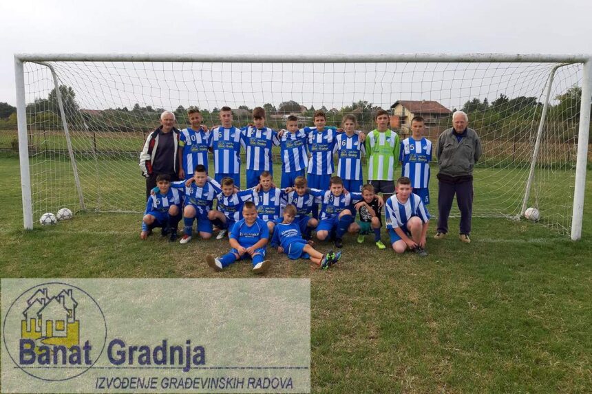 Banat-Gradnja Banat Gradnja poklonila dresove pionirima Radničkog 1911