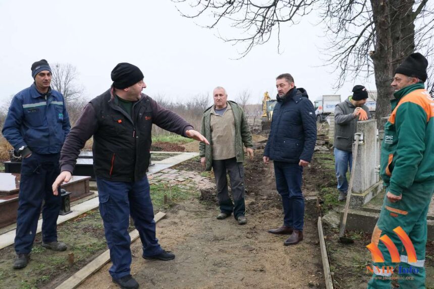 Izgradnja staze na pravoslavnom groblju u Konaku