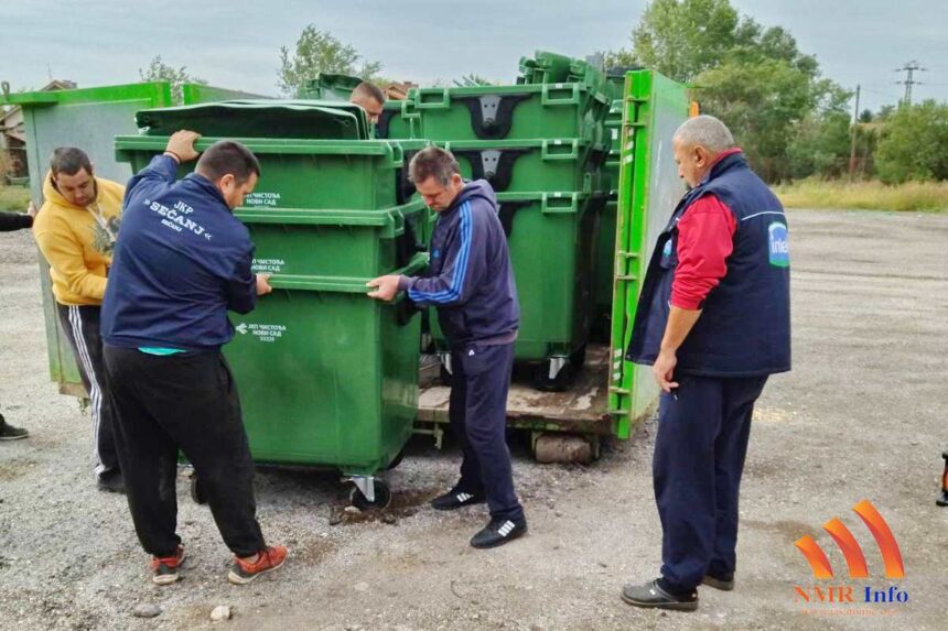 JKP “Gradska čistoća” iz Novog Sada donirala 20 kontejnera