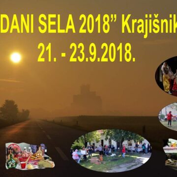 KULTURNO SPORTSKA MANIFESTACIJA „DANI SELA 2018“ KRAJIŠNIK