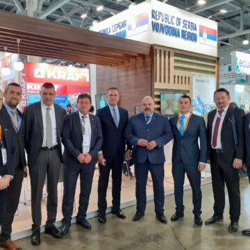Radjenovic_Moskva_02 Rađenović sa delegacijom Pokrajinske vlade na međunarodnom sajmu „World Food Moscow“ u Moskvi