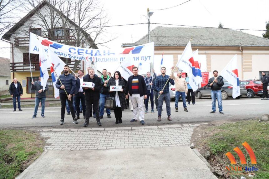 Predata lista SNS za lokalne izbore u Sečnju