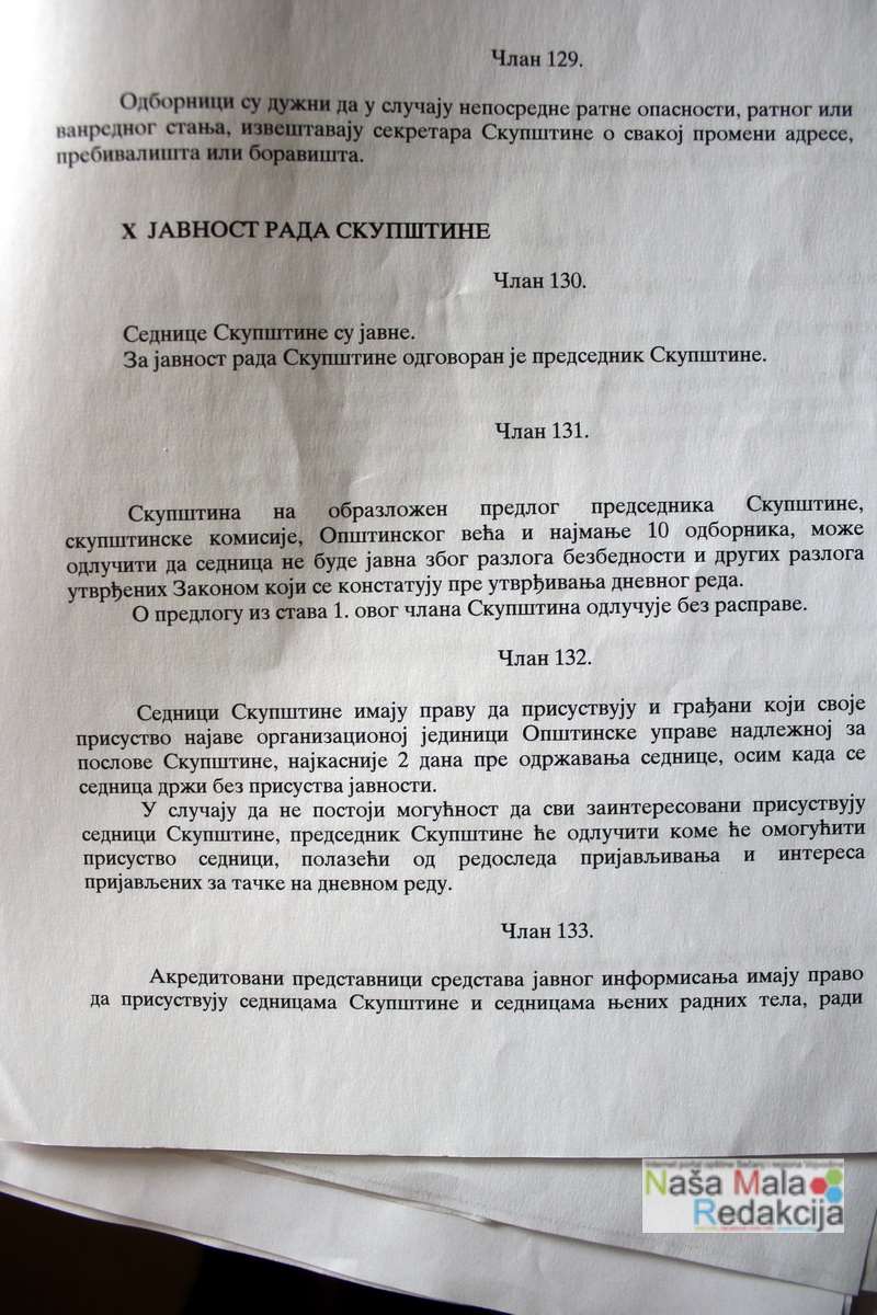 Skupstina-SO-Secanj-16 Vanredna sednica SO Sečanj nije održana