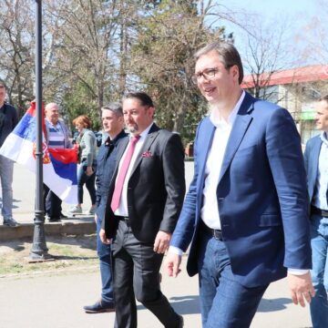 Predsednik Republike Srbije Aleksandar Vučić posetio Sečanj