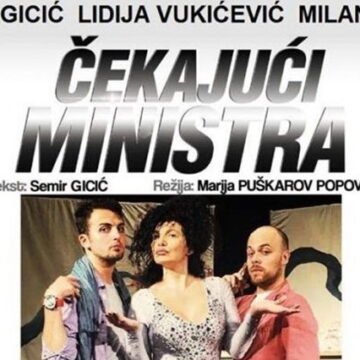 Pozorišna predstava „Čekajući ministra“ u Sečnju
