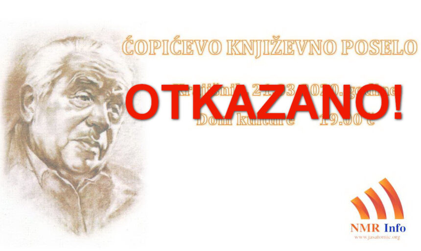 copicevo-poselo Odlaže se manifestacija“Ćopićevo književno poselo“