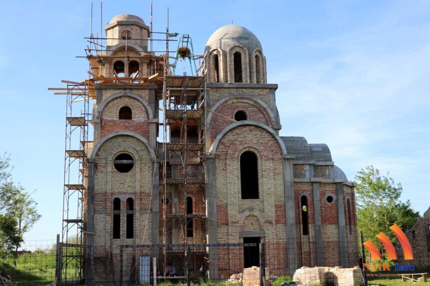 Završeni grubi građevinski radovi na izgradnji crkve u Krajišniku