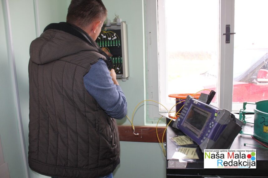 Postavljen optički kabl