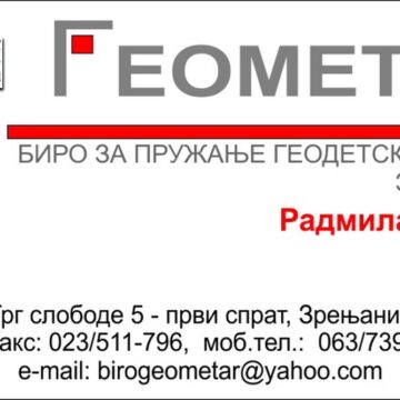 geometar Biro “Geometar”  – rešenje za vas!