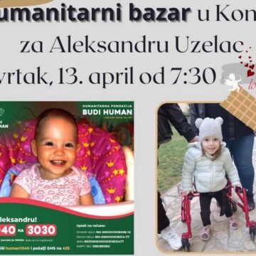 Humanitarni bazar u Konaku za Aleksandru Uzelac