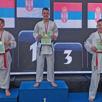Jevrem Bala osvojio najsjajnije odličje na međunarodnom karate turniru „Zlatni pojas“