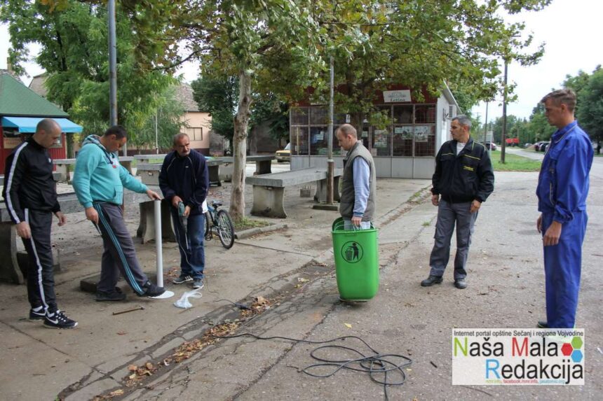 Dobrovoljna akcija postavljanja kanti za smeće