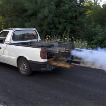 Suzbijanje komaraca sa zemlje na teritoriji opštine Sečanj