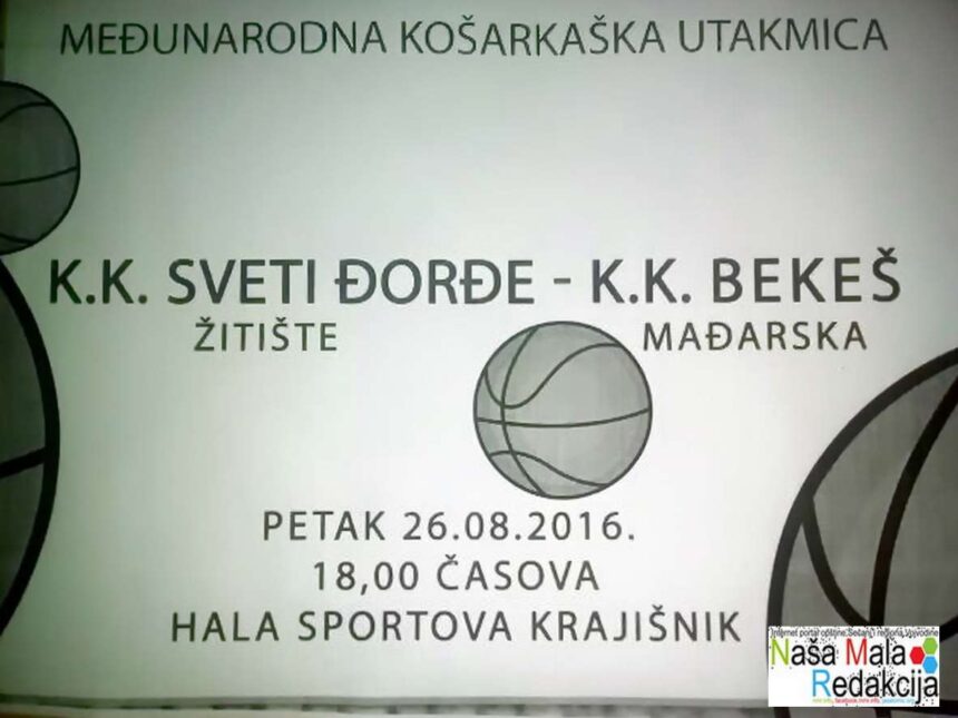 Međunarodna košarkaška utakmica u Krajišniku
