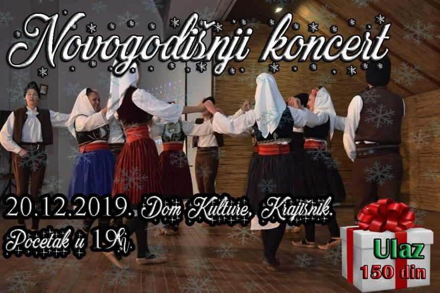 Novogodišnji koncert KUD-a „Jandrija Tomić Ćić“ u Krajišniku