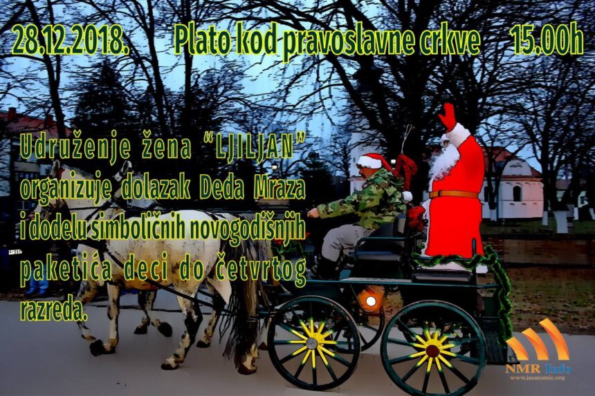 Udruženje žena „Ljiljan“ organizuje doček Deda Mraza