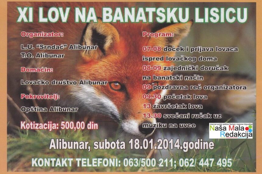 Lov na banatsku lisicu