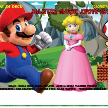 Predstava za decu „Majstor mario, snove ostvario“