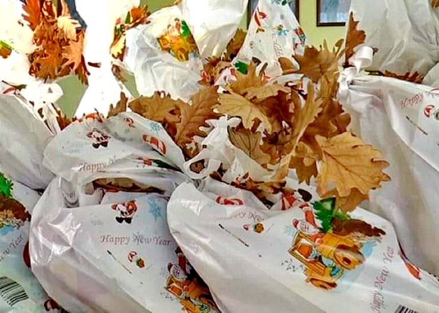 PODELA PAKETIĆA U PROSTORIJAMA MZ JAŠA TOMIĆ