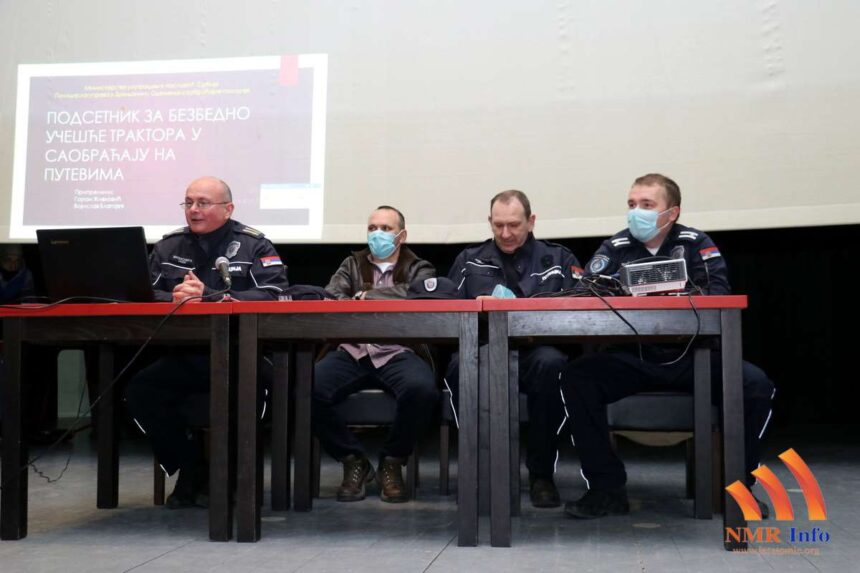 Održano predavanje na temu: “Bezbedno učešće traktora u saobraćaju na putevima”