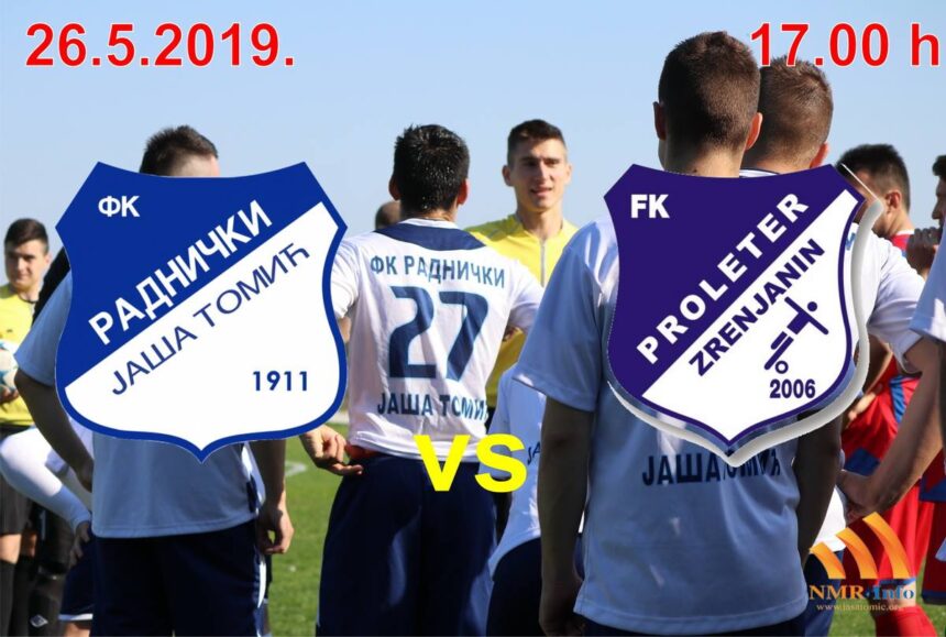Radnički 1911 dočekuje Proleter 2006 iz Zrenjanina