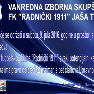 JOŠ JEDNA VANREDNA IZBORNA SKUPŠTINA