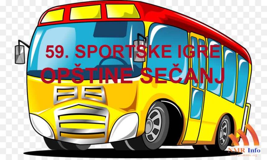 Raposred polaska autobusa na Sportske igre opštine Sečanj