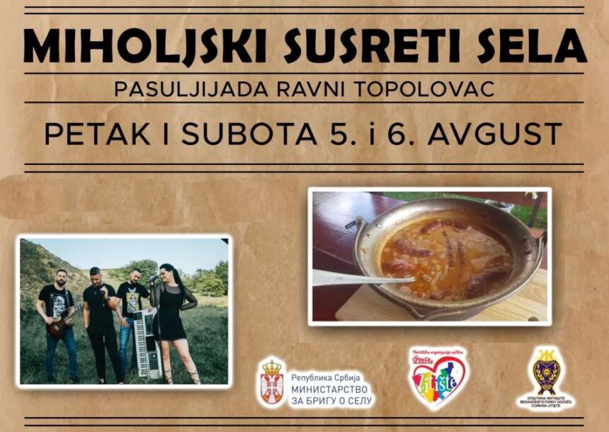 Miholjski susreti sela – Pasuljijada 2022 u Ravnom Topolovcu