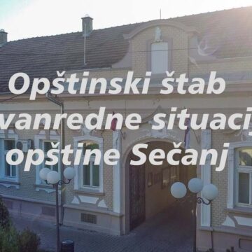 Nove mere Opštinskog štaba za vanredne situacije Opštine Sečanj