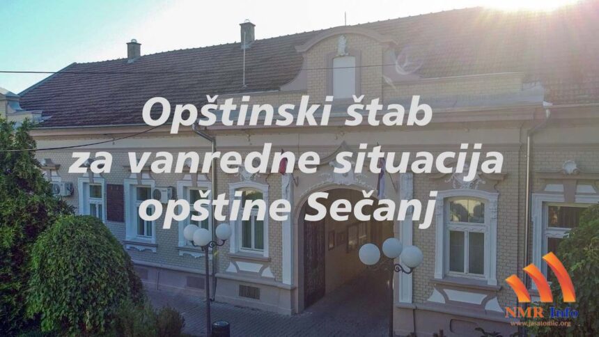 Nove mere Opštinskog štaba za vanredne situacije Opštine Sečanj