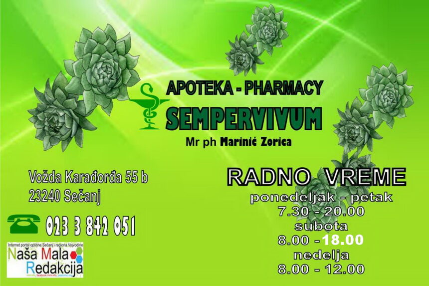 Apoteka “Sempervivum” Sečanj