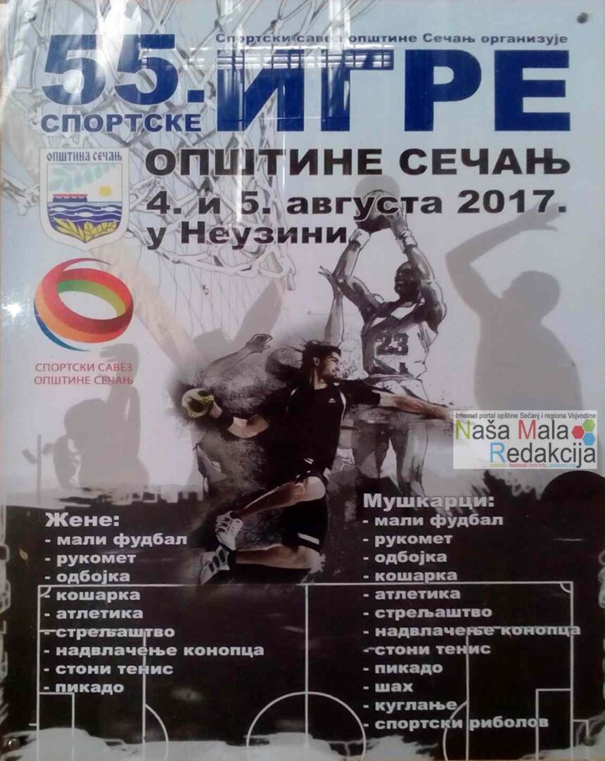 55. Sportske igre opštine Sečanj