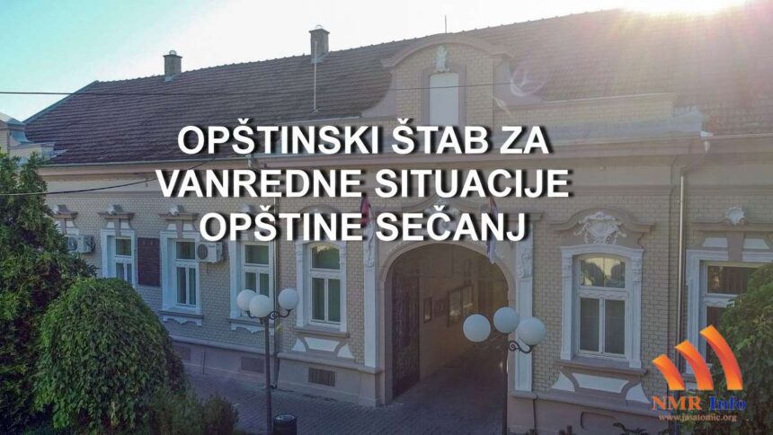 stab_secanj_opstina Nove mere štaba opštine Sečanj