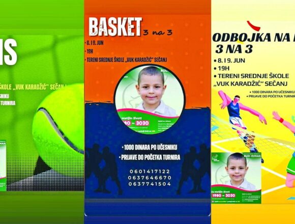 Humanitarni sportski turniri za Matijin život u Sečnju